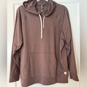 Vuori fossil Heather Halo oversized hoodie